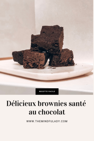 Brownies au chocolat superposées